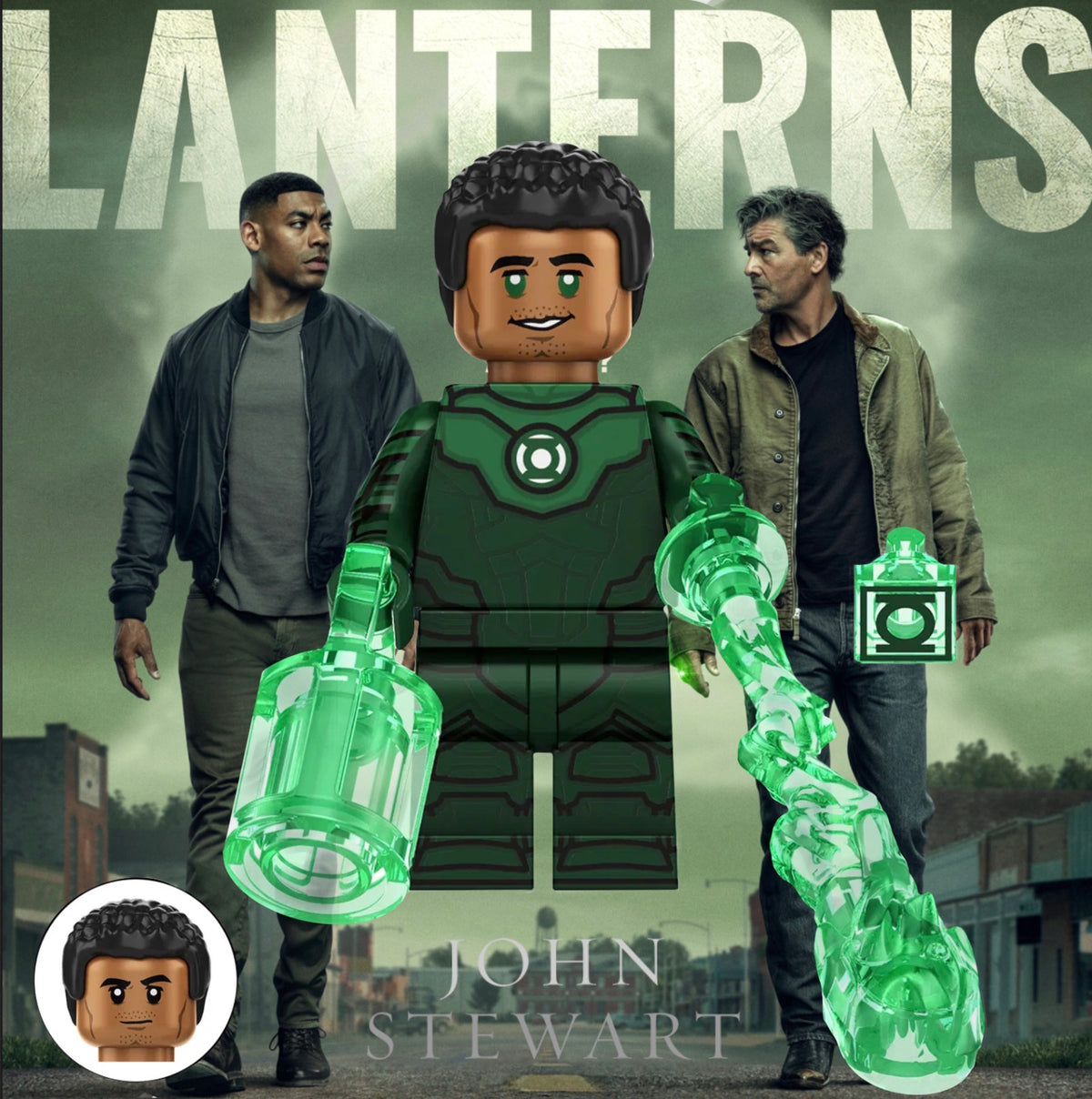 PREVENTE MINIFIGURE DC COMICS UNIVERS: JOHN STEWART (GREEN LANTERN) Custom Disponibilité fin novembre 2026