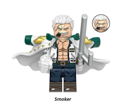 PREVENTE ♥️♥️MINIFIGURE ONE PEACE: SMOKER ♥️♥️custom disponibilité fin Octobre 2024