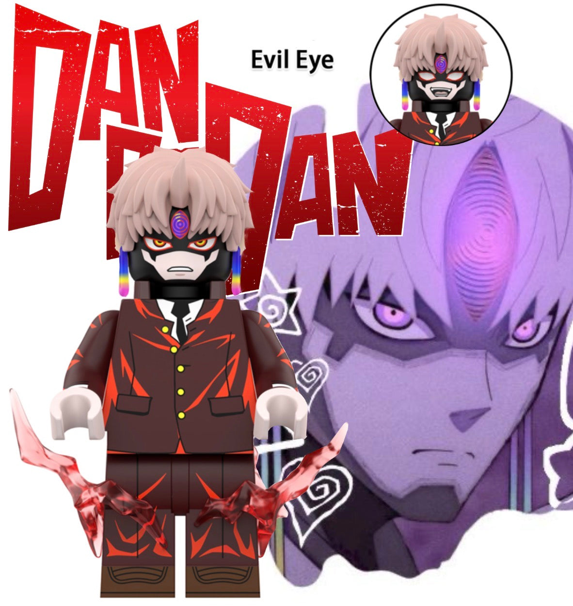 ⭐️⭐️ MINIFIGURE DANDADAN UNIVERS: EVIL EYE ⭐️⭐️custom