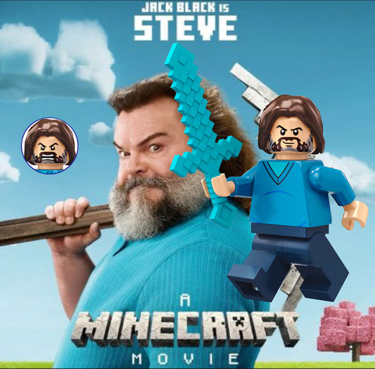 PREVENTE MINIFIGURE MINECRAFT UNIVERS : STEVE custom Disponibilité fin Novembre 2025