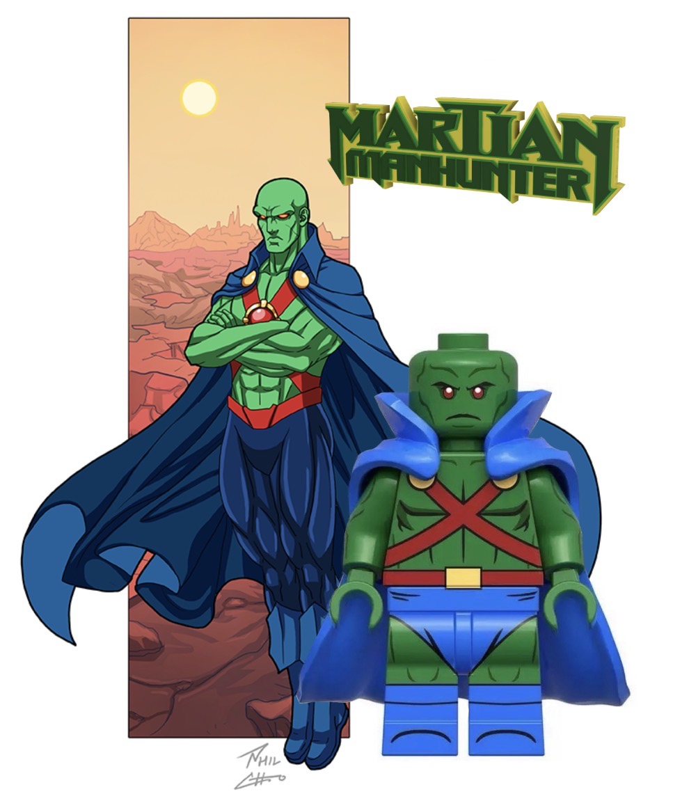 MINIFIGURE DC UNIVERS : MARTIAN MANHUNTER COMICS custom