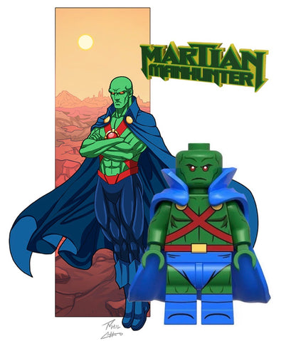 MINIFIGURE DC UNIVERS : MARTIAN MANHUNTER COMICS custom