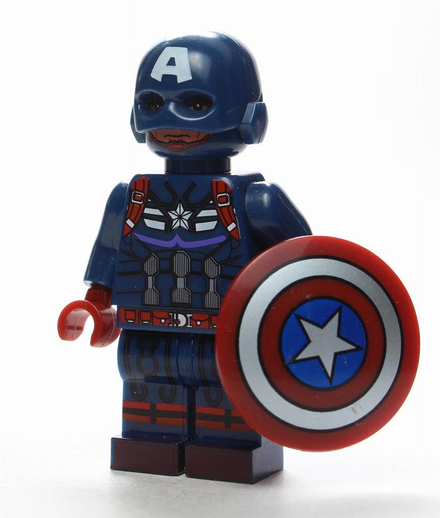 INTROUVABLE MINIFIGURE MARVEL UNIVERS DE 2014: CAPTAIN AMERICA custom ⚠️Derniers articles en stock⚠️