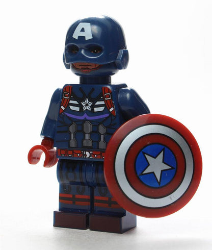INTROUVABLE MINIFIGURE MARVEL UNIVERS DE 2014: CAPTAIN AMERICA custom ⚠️Derniers articles en stock⚠️