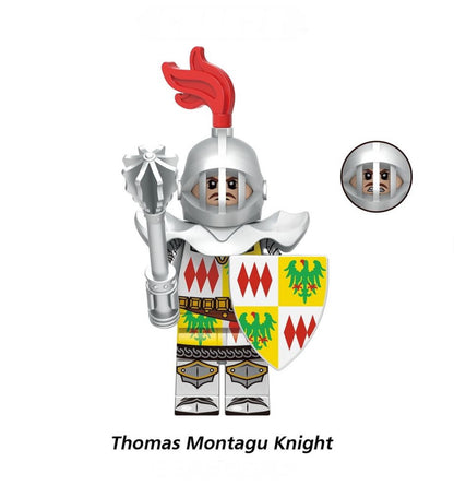 ♥️MINIFIGURE MÉDIÉVALE UNIVERS: THOMAS MONTAGU KNIGHT♥️♥️ Custom