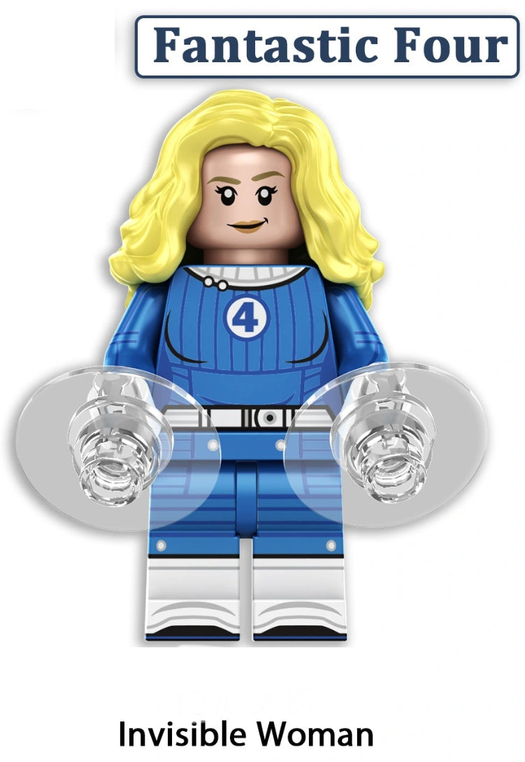 MINIFIGURE FANTASTIC FOUR INVISIBLE WOMAN custom