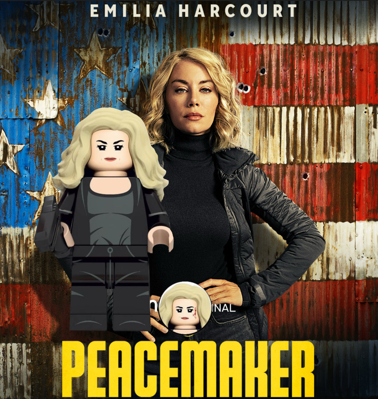 PREVENTE ♥️♥️♥️MINIFIGURE DC UNIVERS : EMILIA HARCOURT ♥️♥️♥️custom Disponibilité fin Novembre 2025