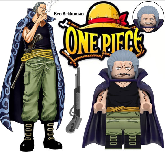 ⭐️⭐️⭐️MINIFIGURE ONE PEACE UNIVERS: BEN BEKKUMAN ⭐️⭐️⭐️custom