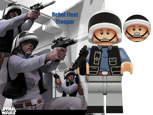 ♥️♥️MINIFIGURE STAR WARS UNIVERS: REBEL FLEET TROOPER ♥️♥️CUSTOM