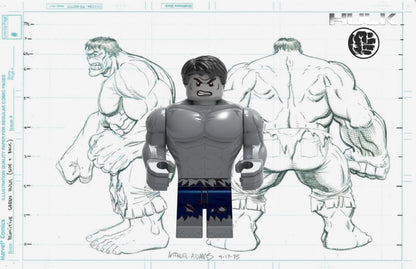 PREVENTE MINIFIGURE MARVEL UNIVERS: GRAY HULK custom Disponibilité fin Juin 2025