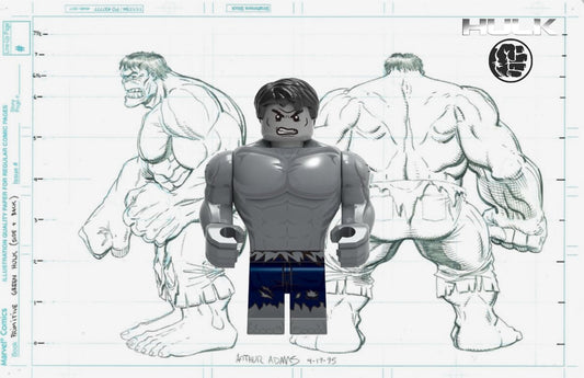 PREVENTE MINIFIGURE MARVEL UNIVERS: GRAY HULK custom Disponibilité fin Juin 2025