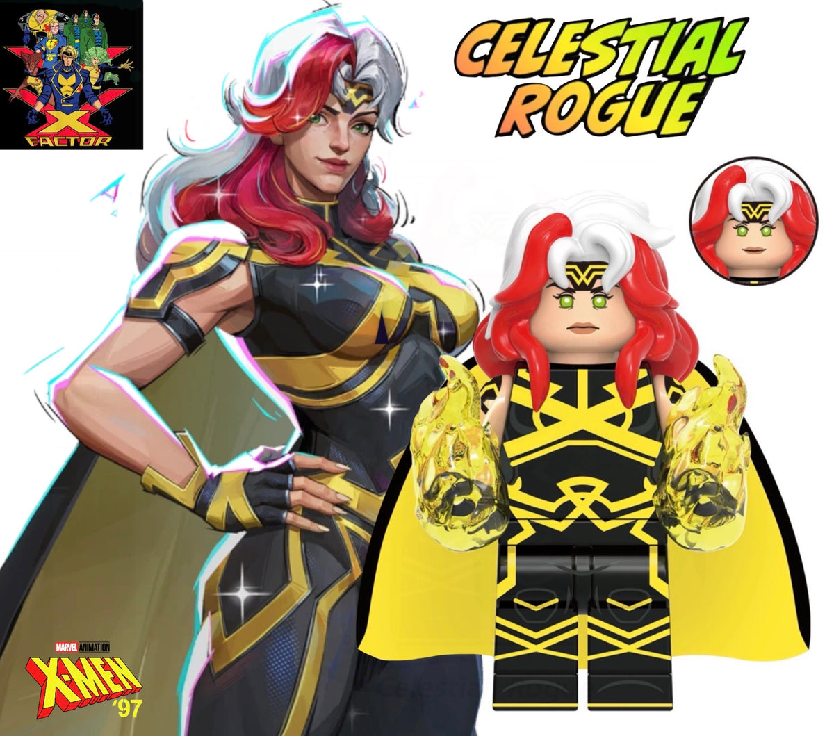 PREVENTE MINIFIGURE MARVEL UNIVERS: ROGUE CELESTIAL Custom Disponibilité Novembre 2026