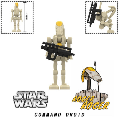 ⭐️TOP ZEDBRICK 2026⭐️MINIFIGURE STAR WARS UNIVERS: BATTLE DROID COMMAND OFFICER  (new model) ⭐️⭐️Custom Disponibilité fin juin 2026