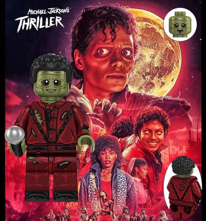 PREVENTE MINIFIGURE MUSIQUE UNIVERS : MICKAEL JACKSON THRILLER ZOMBIE custom Disponibilité juin 2026