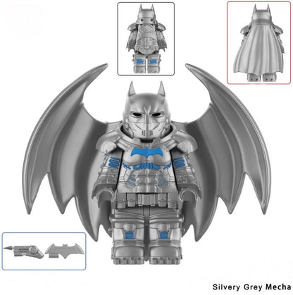 ♥️♥️♥️MINIFIGURE DC UNIVERS: BATMAN MECHA (SILVER) ♥️♥️♥️custom