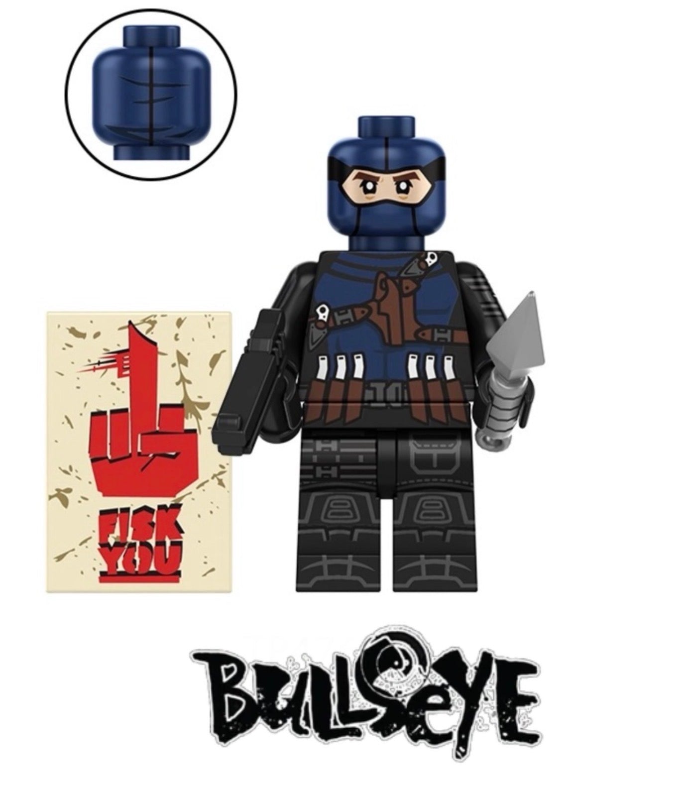 ⭐️⭐️MINIFIGURE MARVEL UNIVERS: BULLSEYE ⭐️⭐️custom
