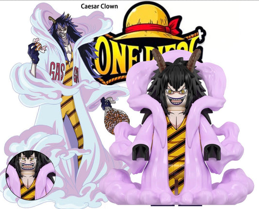 ⭐️⭐️⭐️MINIFIGURE ONE PEACE UNIVERS: CAESAR CLOWN ⭐️⭐️⭐️custom