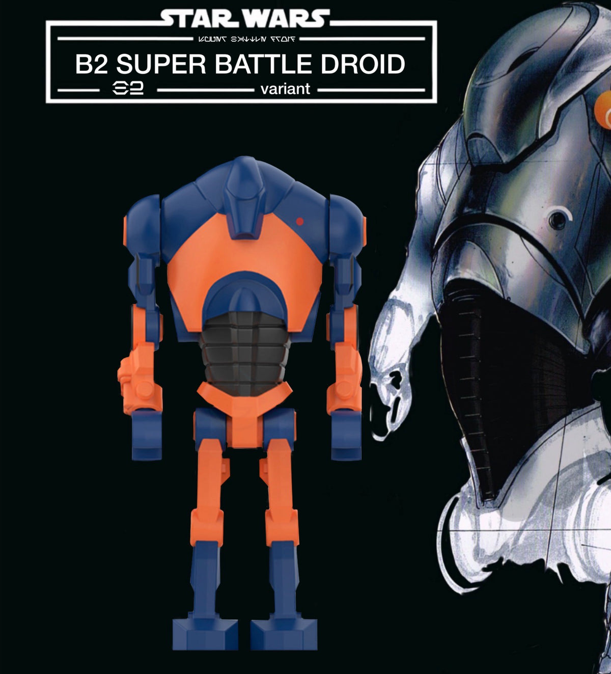 PREVENTE MINIFIGURE STAR WARS UNIVERS: B2 SUPER BATTLE DROID (NEW SCULT 2026) Custom Disponibilité Novembre 2026