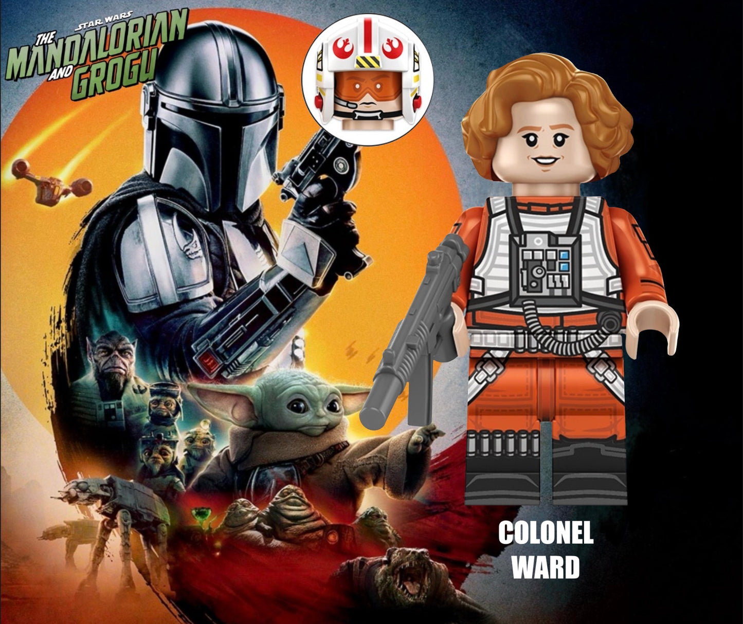 PREVENTE MINIFIGURE STAR WARS UNIVERS(The Mandalorian and Grogu): COLONEL WARD Custom Disponibilité fin juin 2026