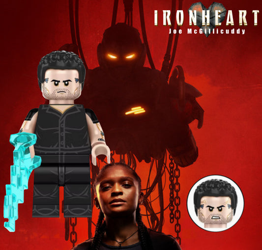 PREVENTE MINIFIGURE MARVEL UNIVERS: JOE MCGILLICUDDY "IRON HEART" CUSTOM Disponibilité fin septembre 2025