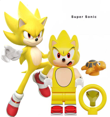 MINIFIGURE  SONIC UNIVERS : SUPER SONIC Custom