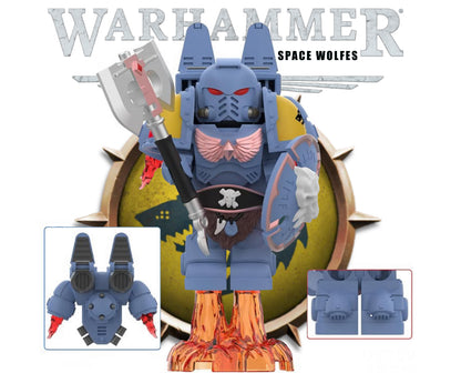 PREVENTE ♥️♥️MINIFIGURE WARHAMMER 40K UNIVERS: SPACE WOLFES ♥️♥️custom Disponibilité début Novembre 2025