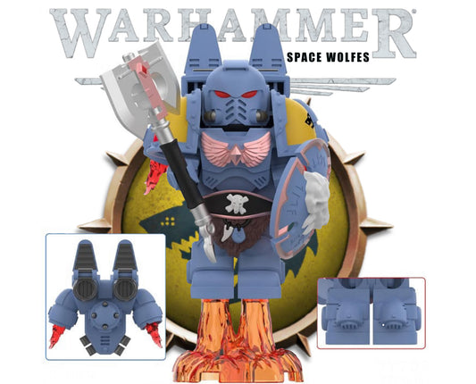 PREVENTE ♥️♥️MINIFIGURE WARHAMMER 40K UNIVERS: SPACE WOLFES ♥️♥️custom Disponibilité début Novembre 2025