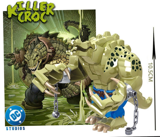 BIG MINIFIGURE DC UNIVERS : KILER CROC custom