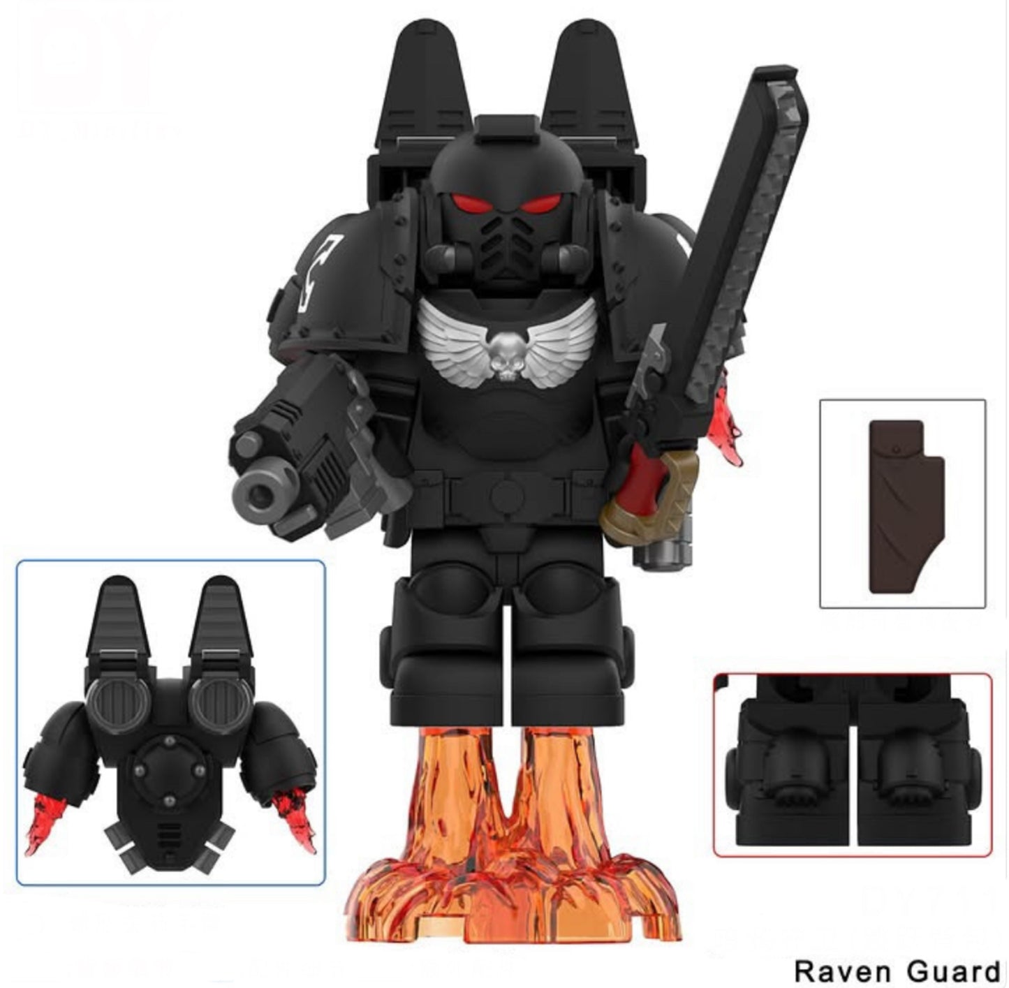 PREVENTE ♥️♥️MINIFIGURE WARHAMMER 40K UNIVERS: RAVEN GUARD ♥️♥️custom Disponibilité début Novembre 2025
