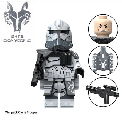 PREVENTE MINIFIGURE STAR WARS UNIVERS: 104th WOLFPACK CLONE TROOPER Custom Disponibilité mi-juin 2026
