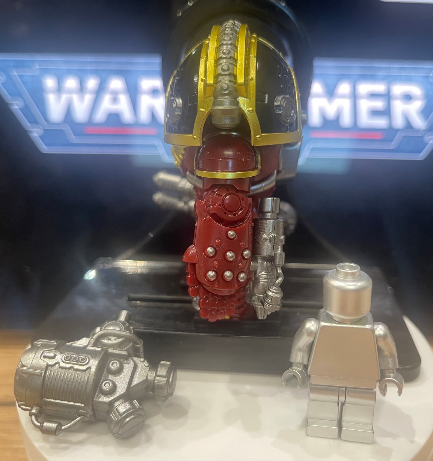 ⭐️⭐️⭐️BIG MINIFIGURE WARHAMMER 40K UNIVERS: SATURNINE PATTERN-BLOOD ANGELS ⭐️⭐️⭐️custom