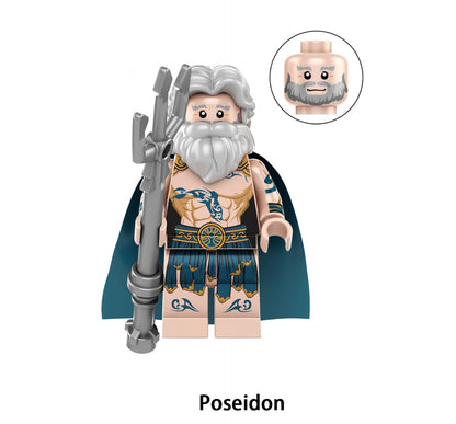 ♥️♥️♥️MINIFIGURE LES DIEUX UNIVERS: POSEIDON ♥️♥️♥️custom