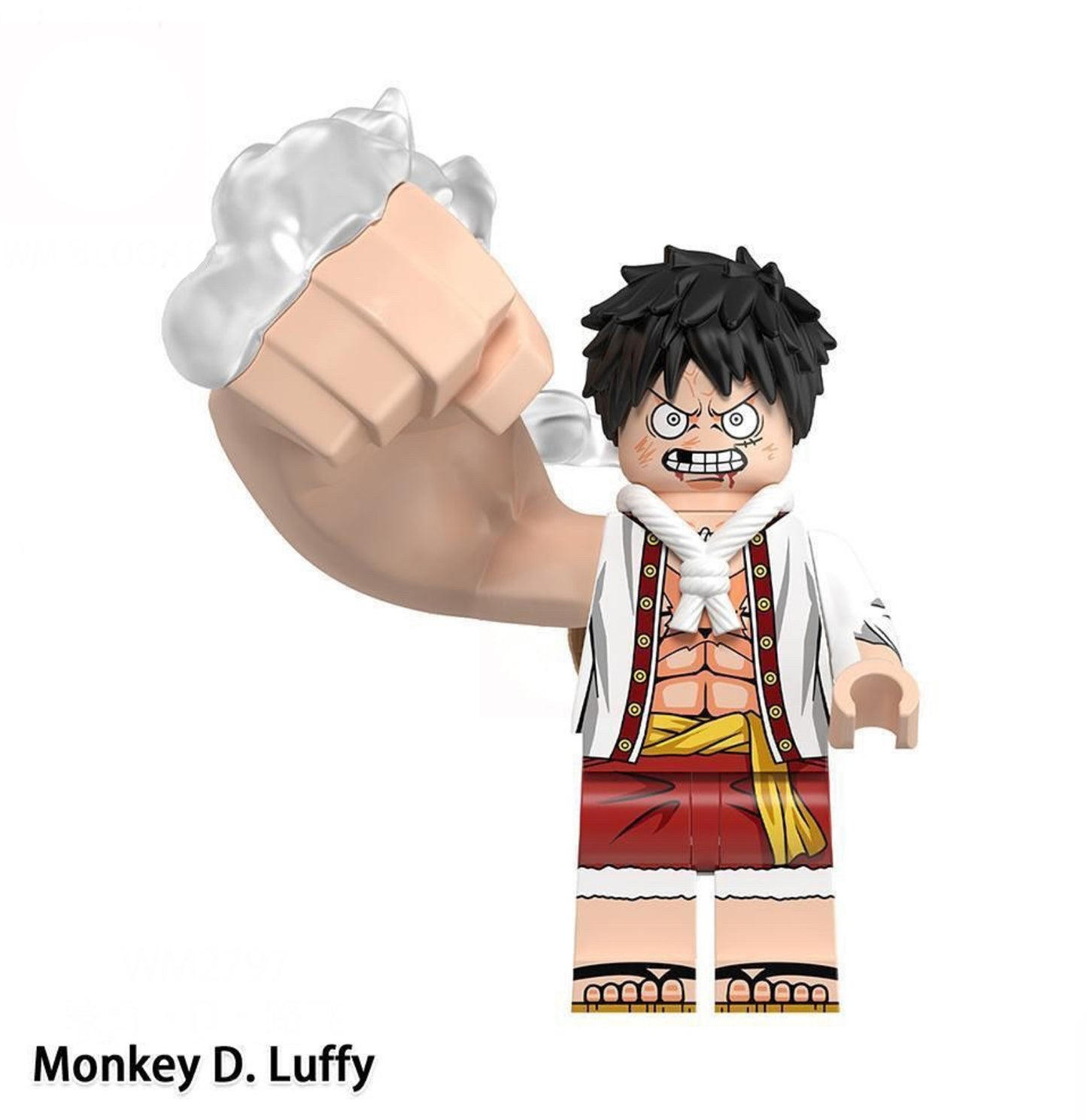 PREVENTE♥️♥️BIG MINIFIGURE ONE PEACE UNIVERS: MONKEY D.LUFFY ♥️♥️custom Disponibilité février 2025