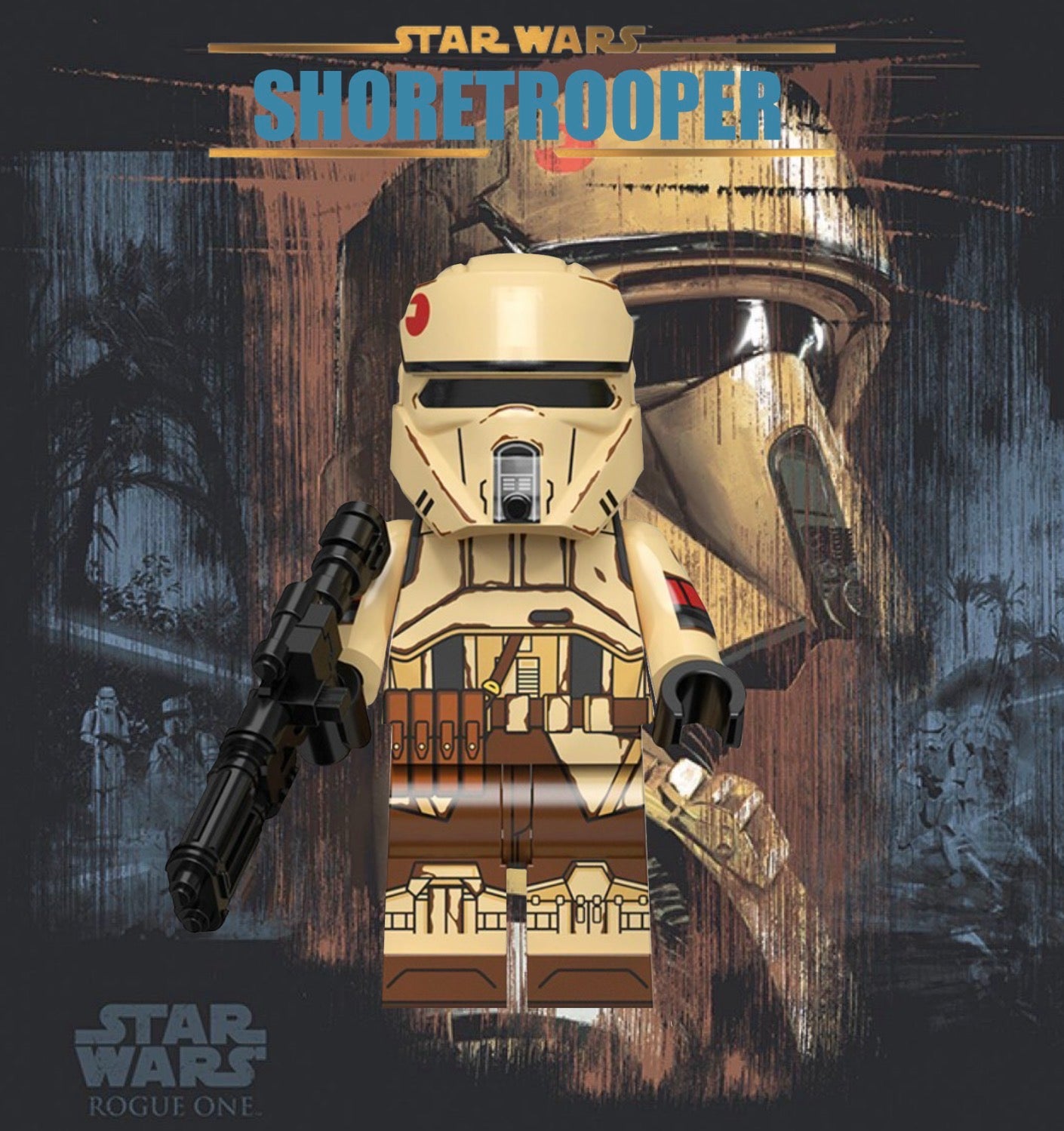 ⭐️⭐️⭐️MINIFIGURE STAR WARS UNIVERS DE 2021: SHORETROOPER "The Mandalorian" ⭐️⭐️⭐️Custom "RARE"