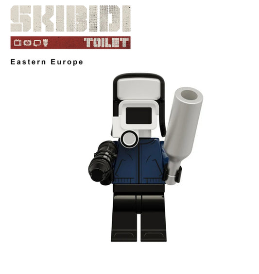 ♥️♥️♥️MINIFIGURE SKIBIDI TOILET: EASTERN  EUROPE ♥️♥️♥️custom