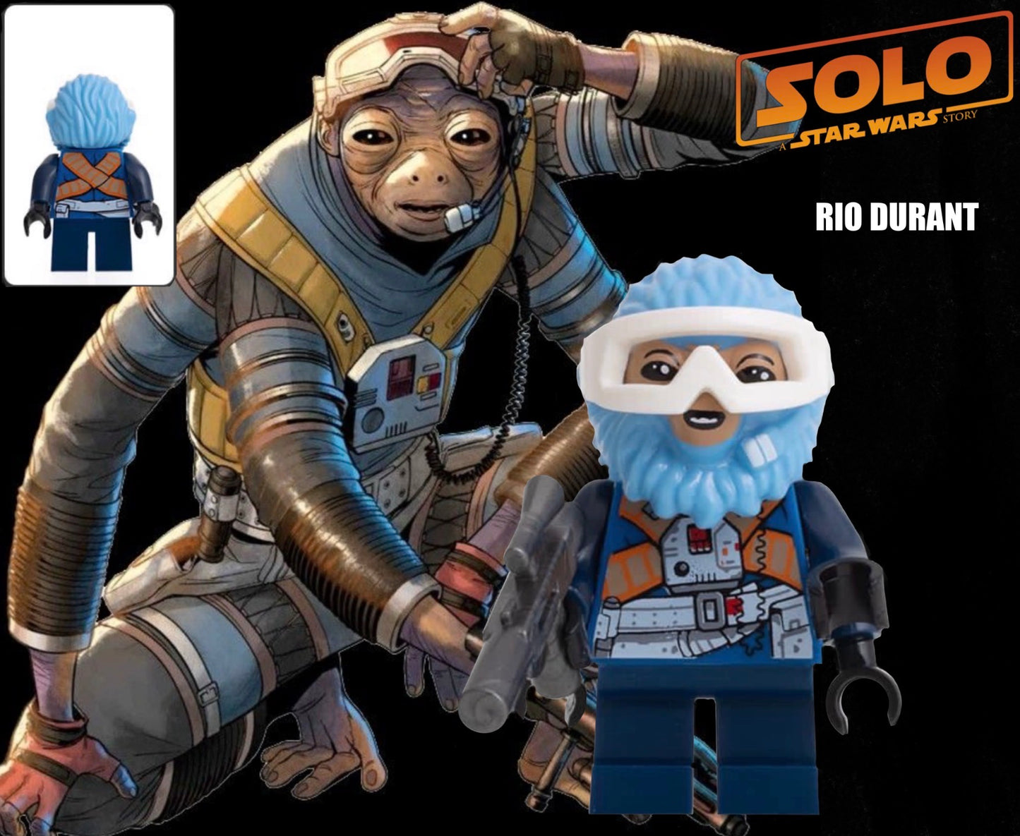 PREVENTE MINIFIGURE STAR WARS UNIVERS: RIO DURANT CUSTOM Disponibilité mi-septembre 2026