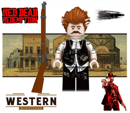 ⭐️⭐️⭐️MINIFIGURE RED DEAD REDEMPTION UNIVERS: Orville Swanson ⭐️⭐️⭐️Custom