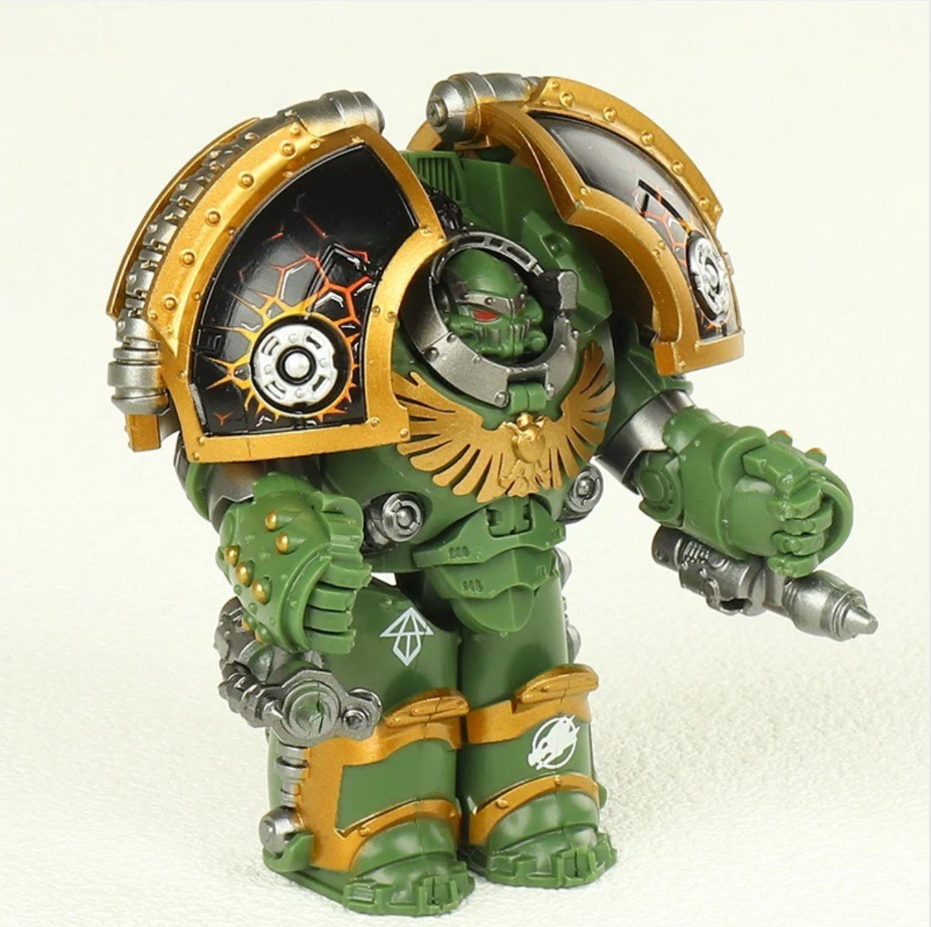 MINIFIGURE WARHAMMER 40K UNIVERS: The Horus Heresy - Legiones Astartes / Saturnine Terminator Squad(8,8cm)custom