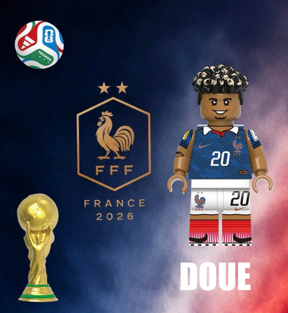 PREVENTE MINIFIGURE FOOTBALL UNIVERS: DOUÉ custom DISPONIBILITÉ DEBUT NOVEMBRE 2026