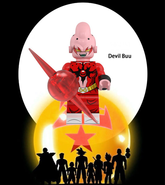 PREVENTE MINIFIGURE DRAGON BALL Z UNIVERS: DEVIL BUU Custom Disponibilité janvier 2025