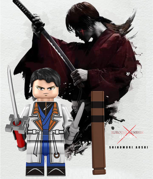 MINIFIGURE RUROUNI KENSHIN UNIVERS: Shinomori AOSHI custom