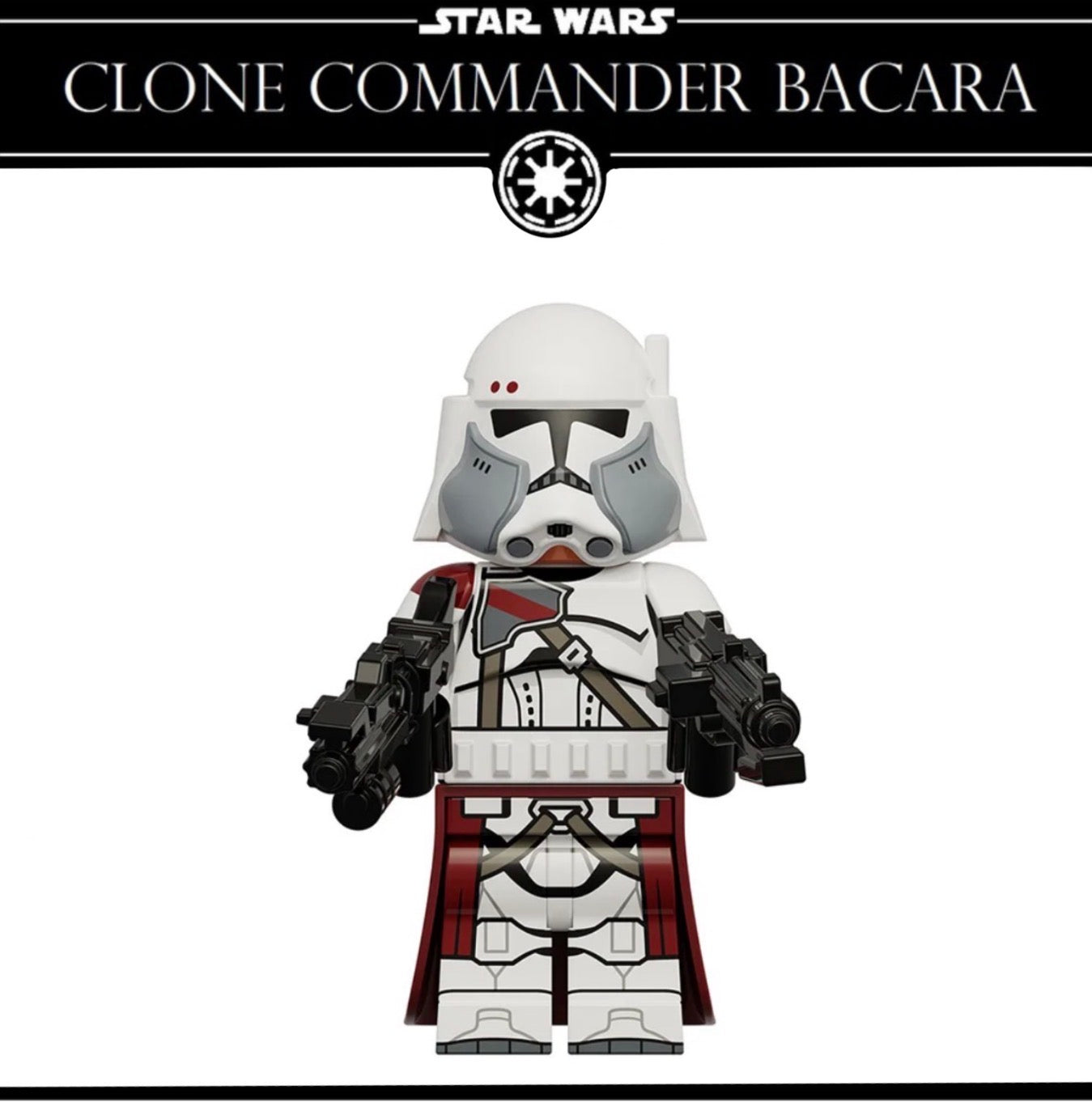 PREVENTE MINIFIGURE STAR WARS UNIVERS: CLONE COMMANDER BACARA CUSTOM Disponibilité mi-septembre 2026