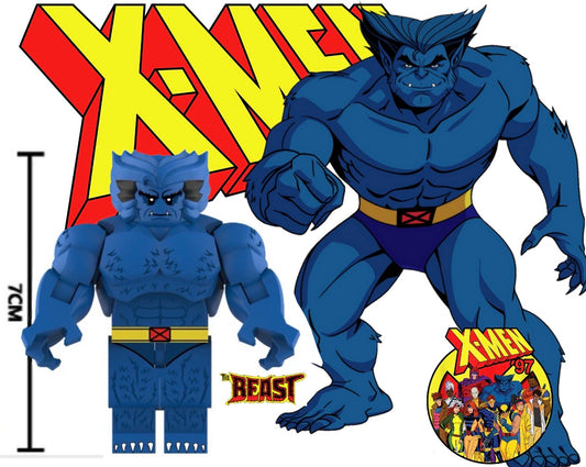 ⭐️⭐️⭐️ BIG MINIFIGURE MARVEL UNIVERS: THE BEAST X-MEN 97 ⭐️⭐️⭐️ Custom