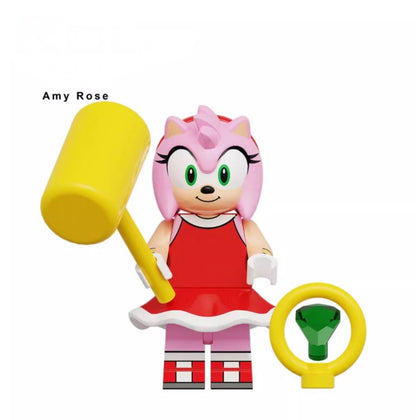 MINIFIGURE  SONIC UNIVERS : AMY ROSE Custom