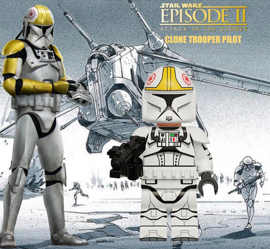 PREVENTE ♥️♥️MINIFIGURE STAR WARS UNIVERS: CLONE TROOPER PILOT PHASE 1 ♥️♥️Custom Disponibilité fin août 2026