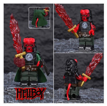 PREVENTE MINIFIGURE MOVIE/TV/HORREUR UNIVERS: HELLBOY (version A) custom Disponibilité mi-juillet 2026