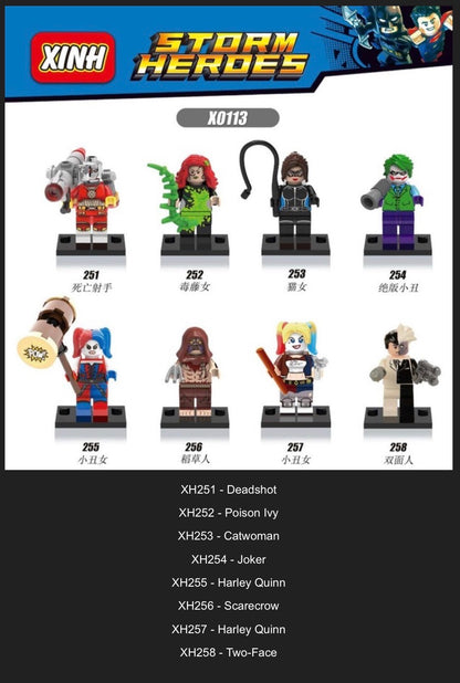 ⭐️⭐️⭐️MINIFIGURE DC UNIVERS BATMAN de 2016 :  HARLEY QUINN ⭐️⭐️⭐️Custom (Dernière pièce)