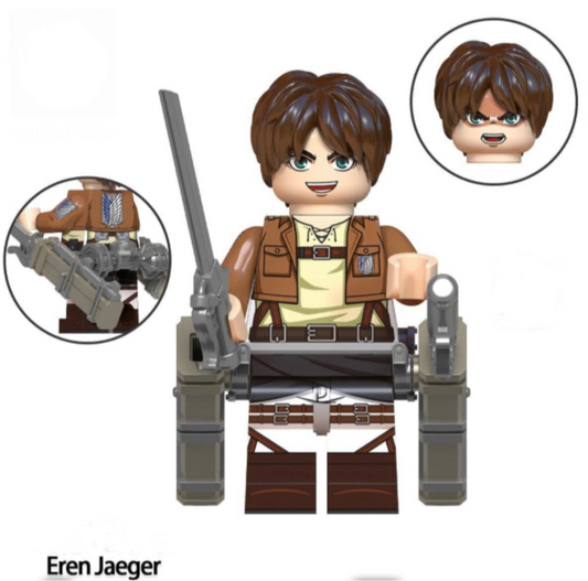 MINIFIGURE AOT Eren Jaeger Custom