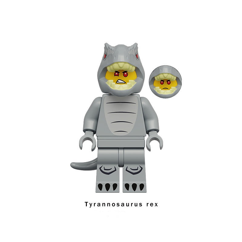 MINIFIGURE DÉGUISEMENT UNIVERS: T-REX custom