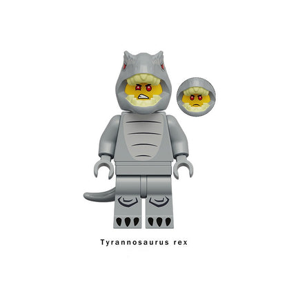 MINIFIGURE DÉGUISEMENT UNIVERS: T-REX custom